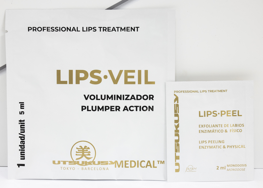 Lippen-Peeling & Lippen-Masken Set von Utsukusy