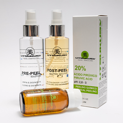 Brenztrauben-Peeling Set von Utsukusy Cosmetics